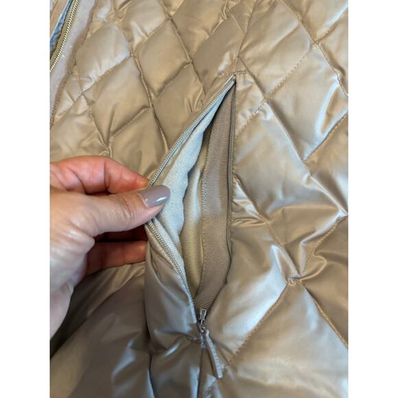 Pre-Owned Athleta Vest Goosedown Silcer/Gray Size L - Picture 4 of 11